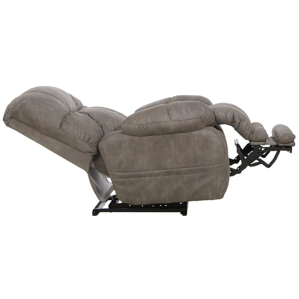 Oversized Power Lay Flat Recliner in Gray Fabric G294297