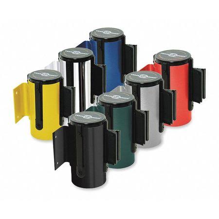 Yellow Retractable Belt Barrier with Black Writing L261331
