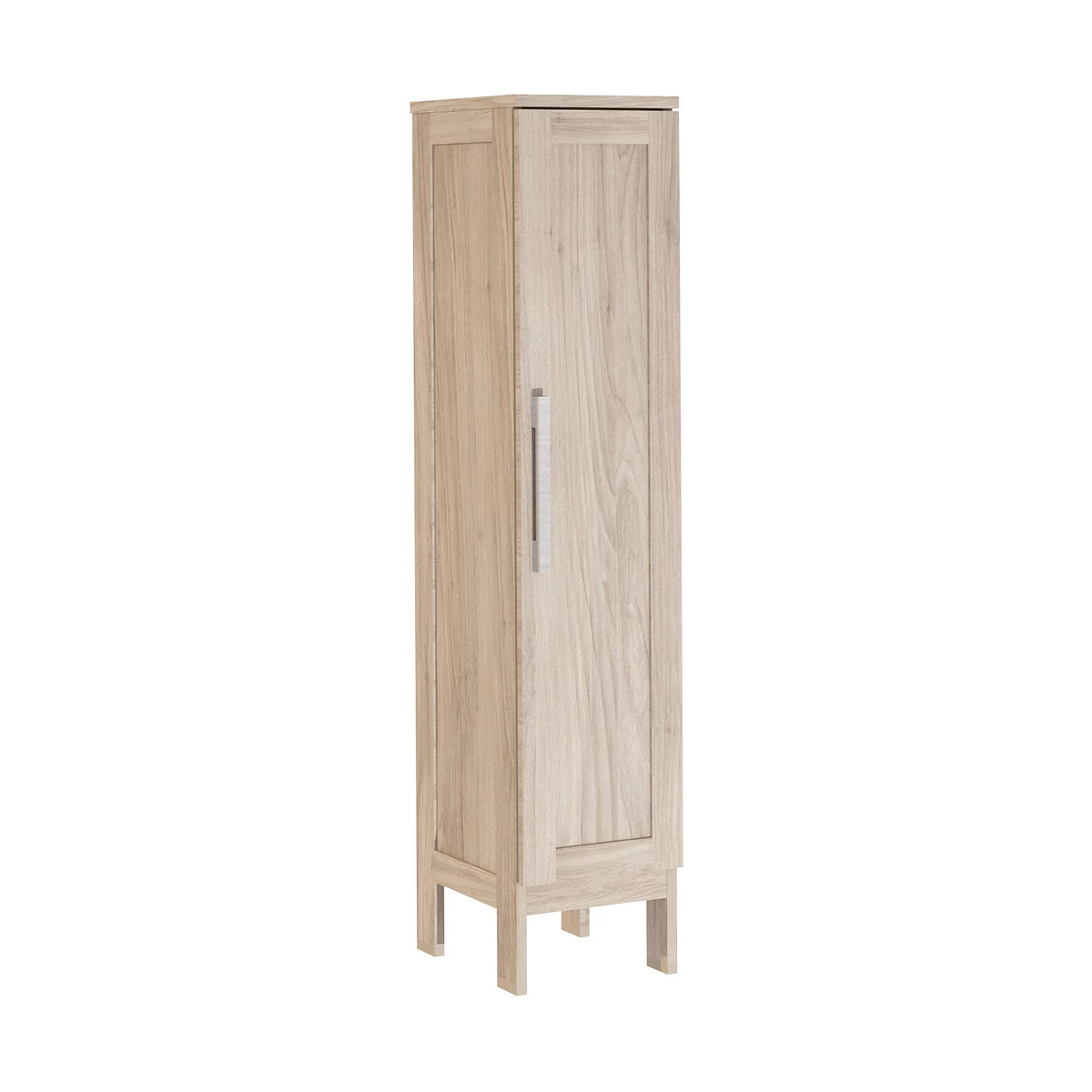 White Engineered Wood Side Cabinet U431938