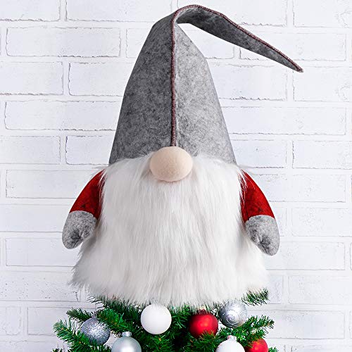 25 Inch Plush Gnome Christmas Tree Topper D714