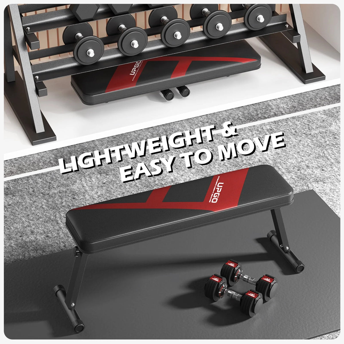 Folding Flat Weight Bench P73109