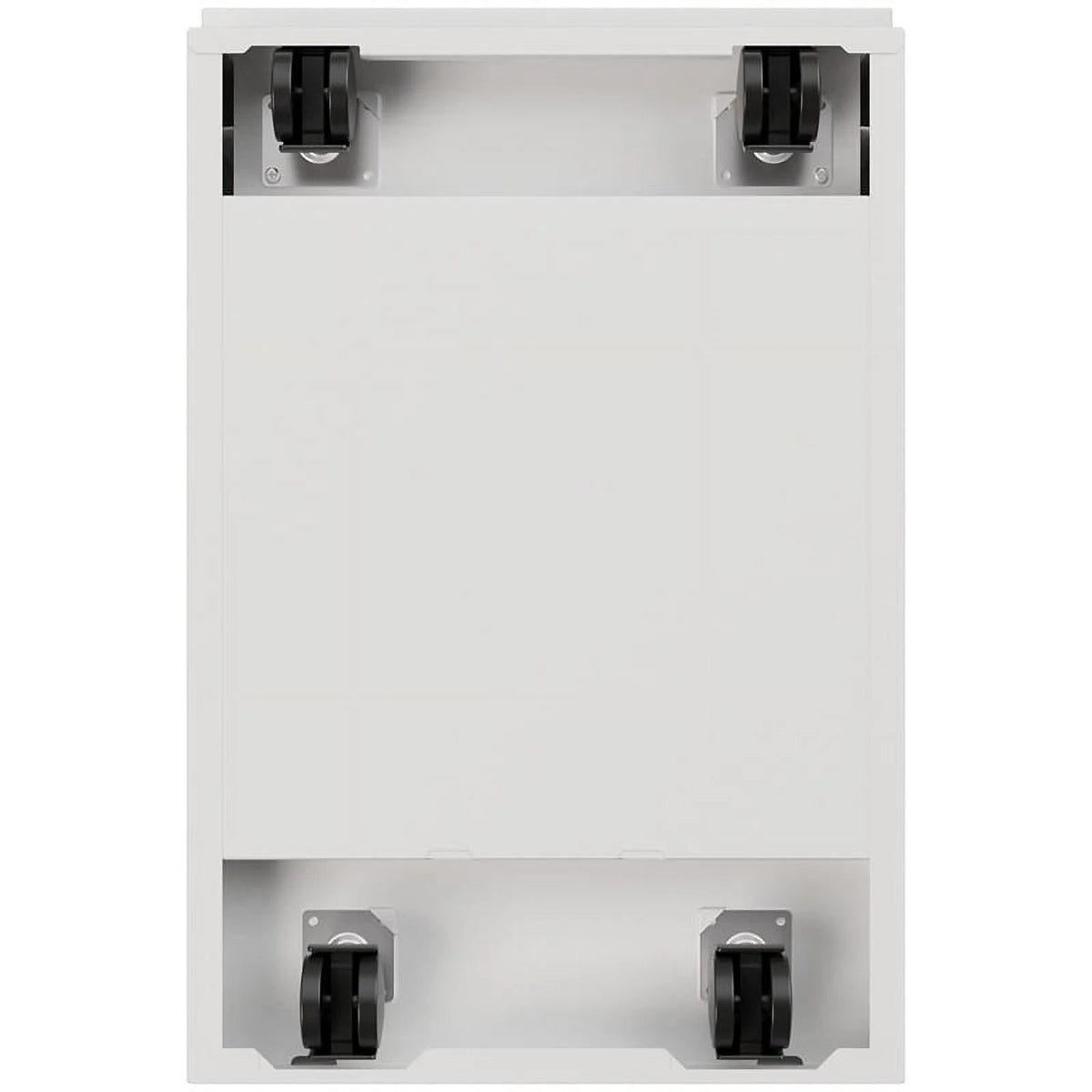 White 2 Drawer Metal File Cabinet Y8342