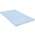 3 inch Cool Gel Infused Memory Foam Mattress Topper, Blue - Twin T158