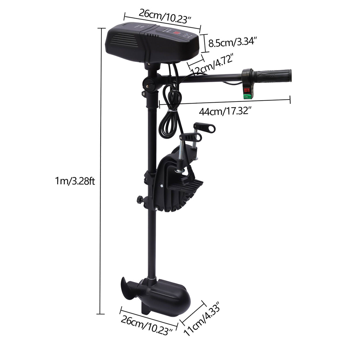 260lbs 48V Electric Outboard Trolling Motor J463622
