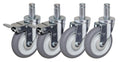 5 Caster Set of 4 for 7/8 ID Square Tubing D312