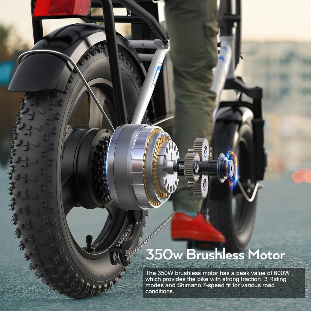 Folding 350W Step-Through Electric Bike K275050