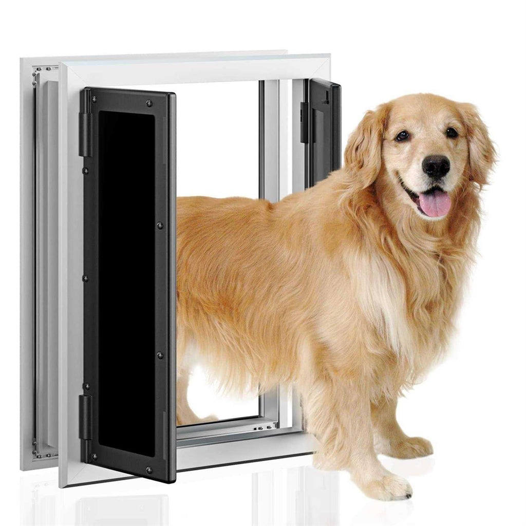 Aluminum Pet Door with Double Panels A4492