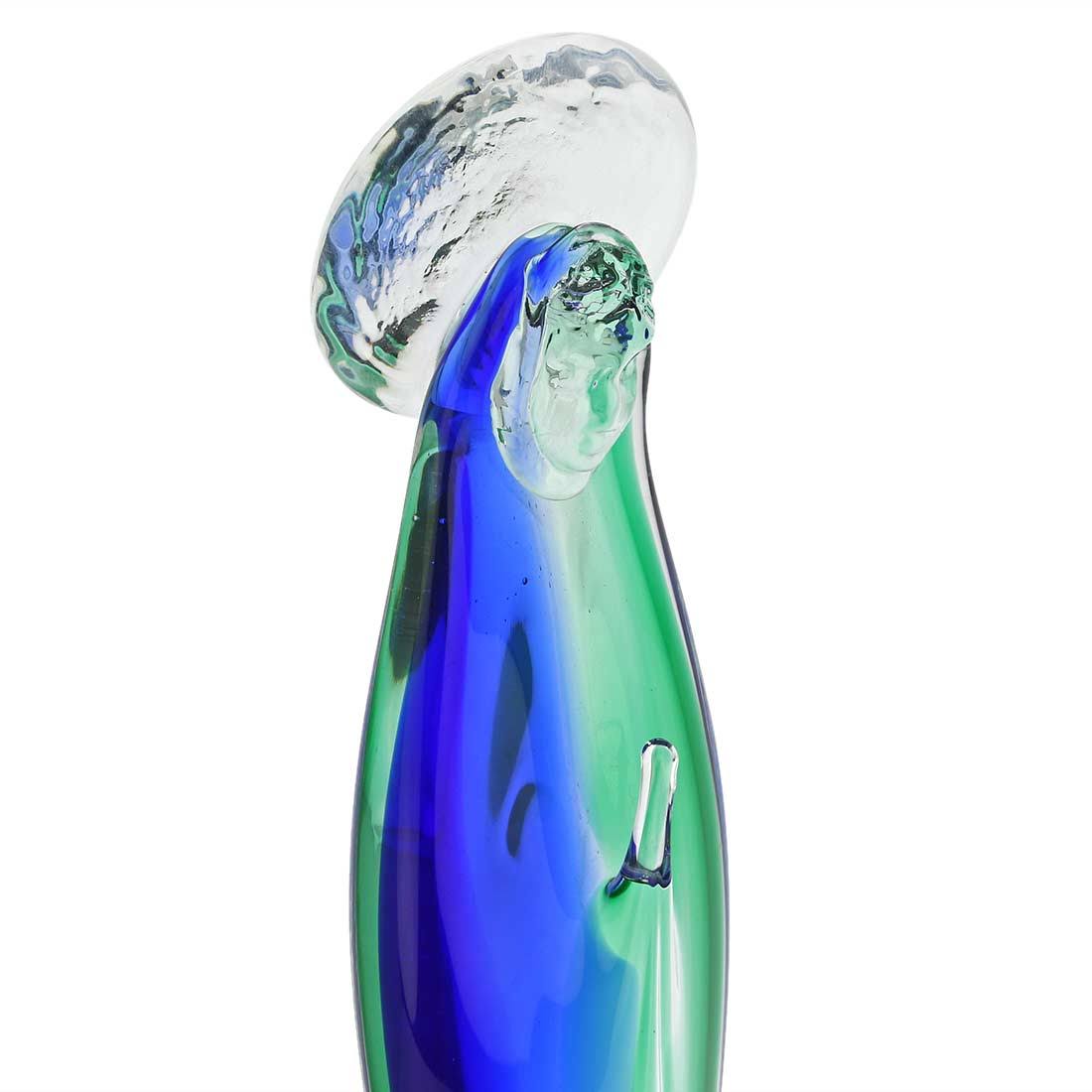Green Blue Murano Glass Madonna Z365582
