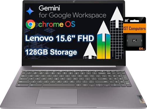 15.6" FHD Chromebook, 4GB RAM, 128GB Storage, Chrome OS U540321