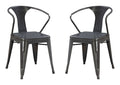 Charcoal Arm Chair Set of 2 R81805