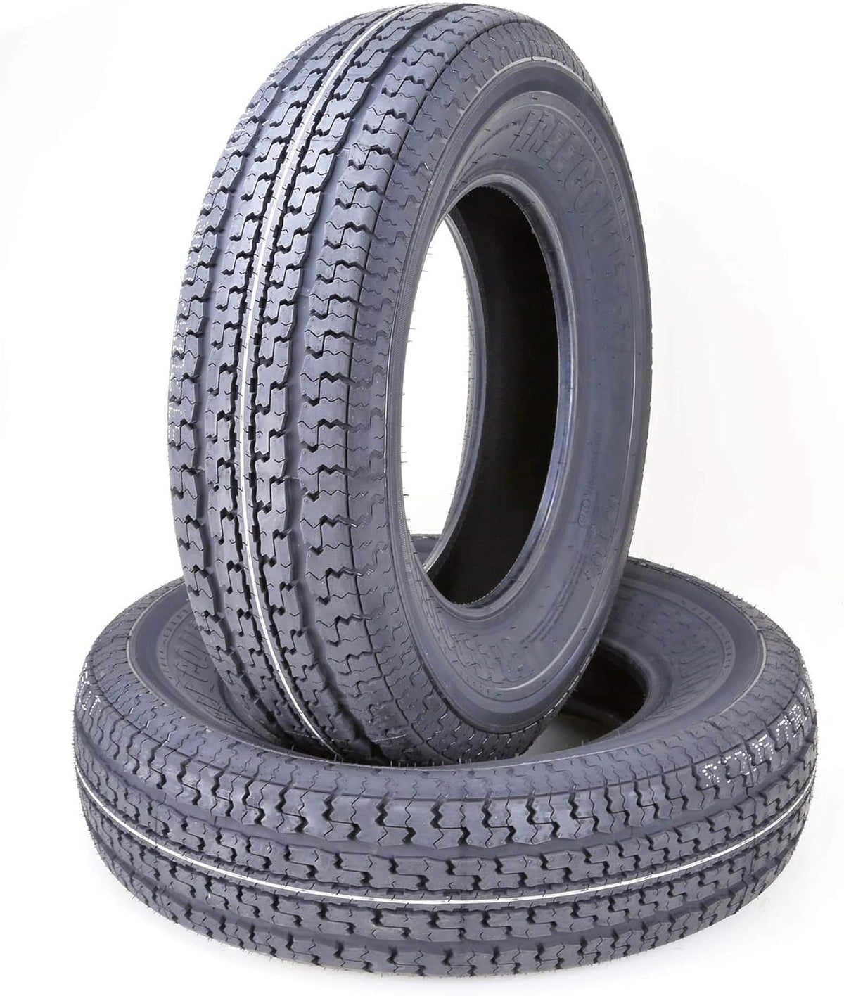 5 Trailer Tires ST175/80R13 6PR Load Range C with Scuff Guard V636