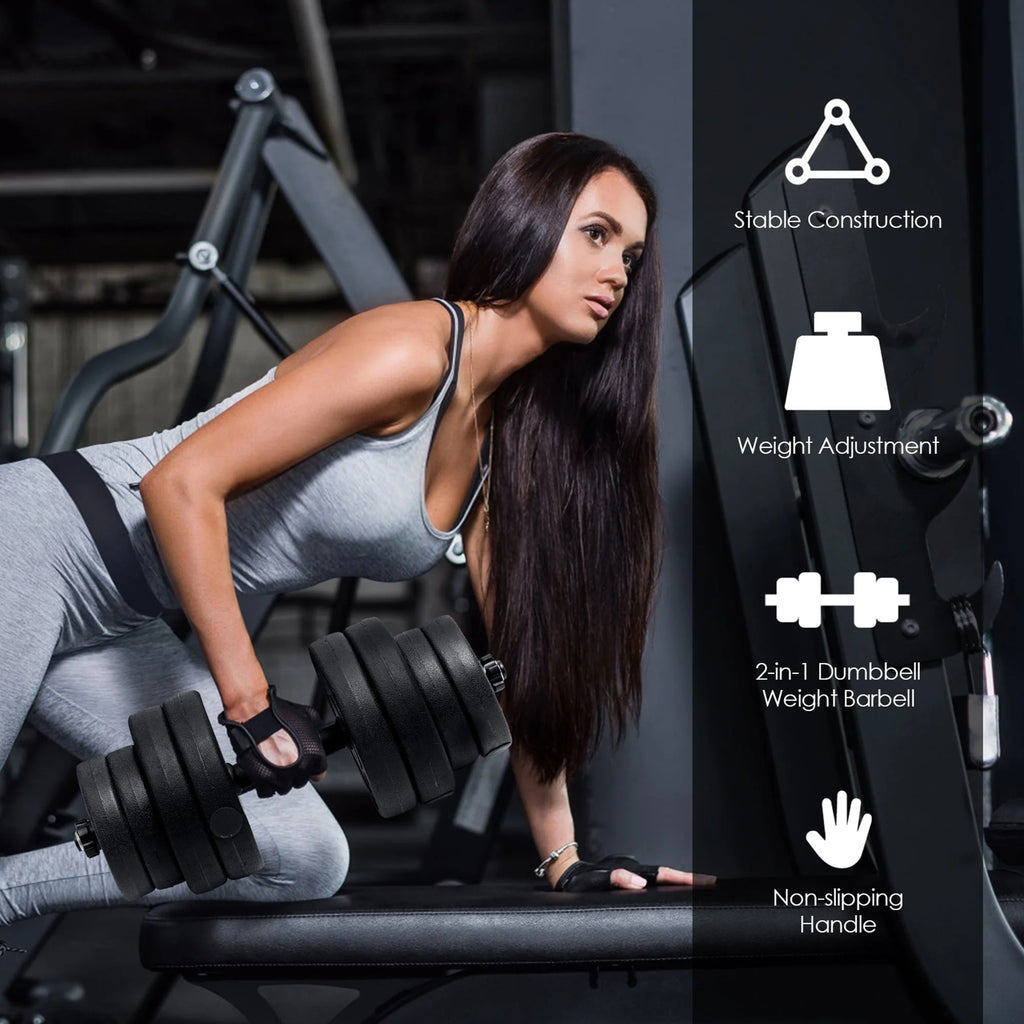 66 Lbs. Adjustable Dumbbell Set T6231