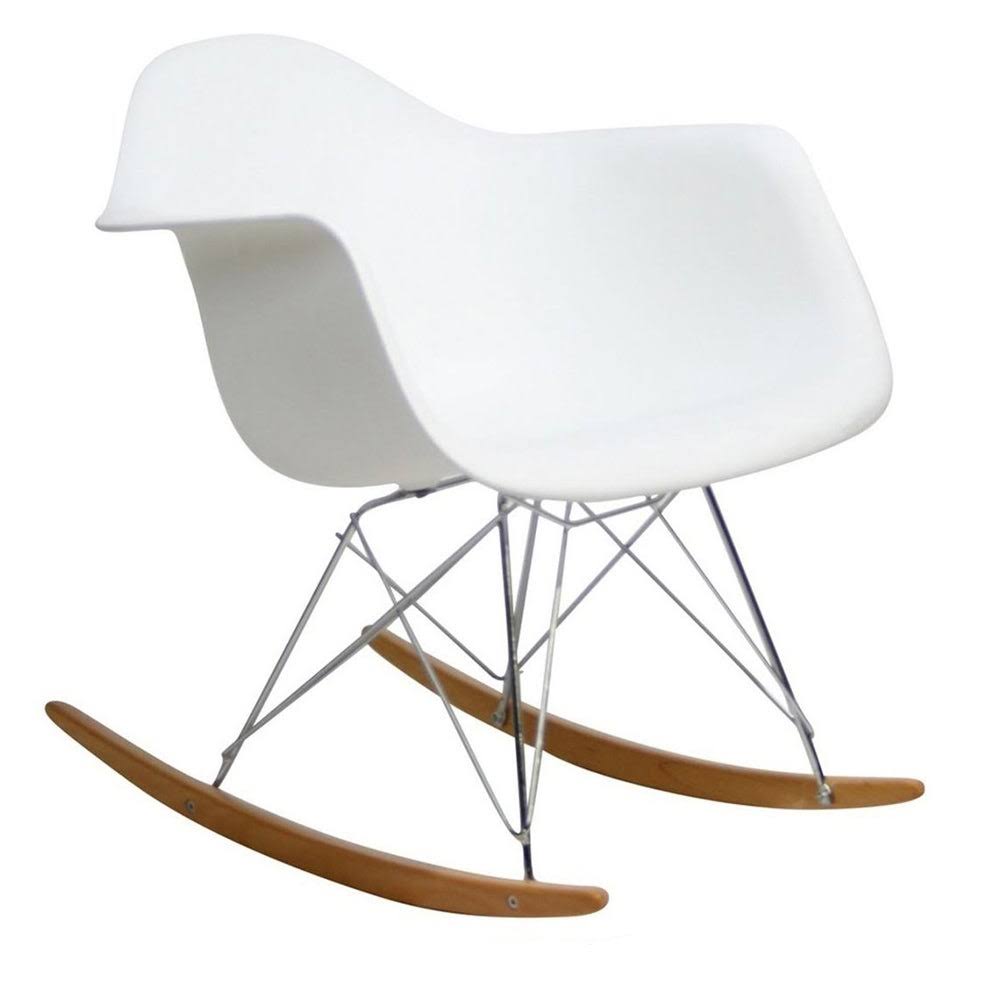 Light Gray Rocking Chair J50216