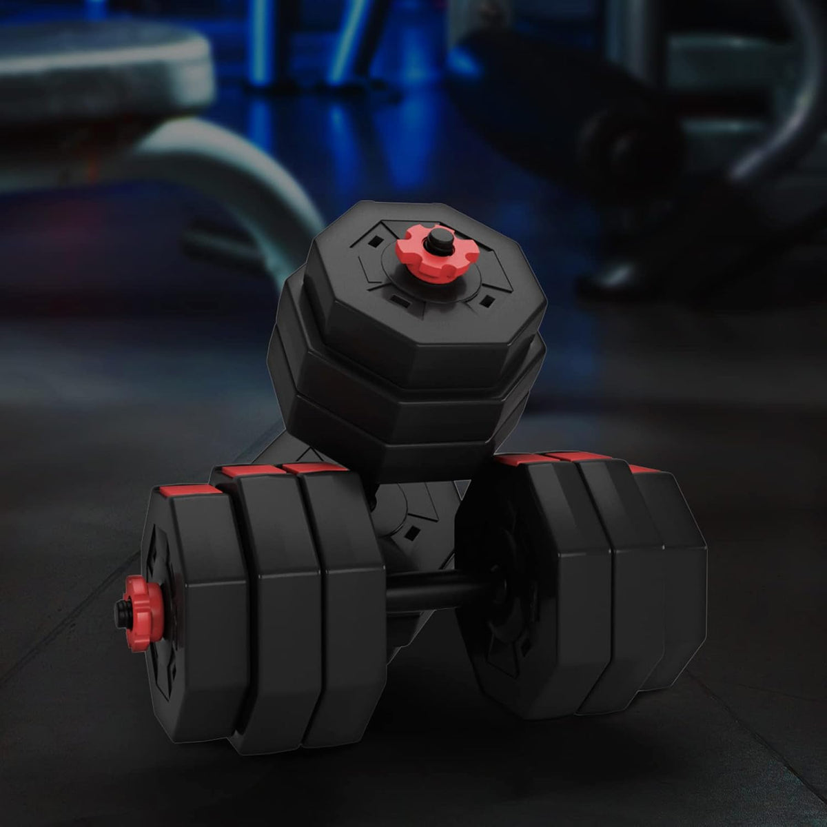 Adjustable Dumbbells with Connecting Rod, Pack of 2 R8143