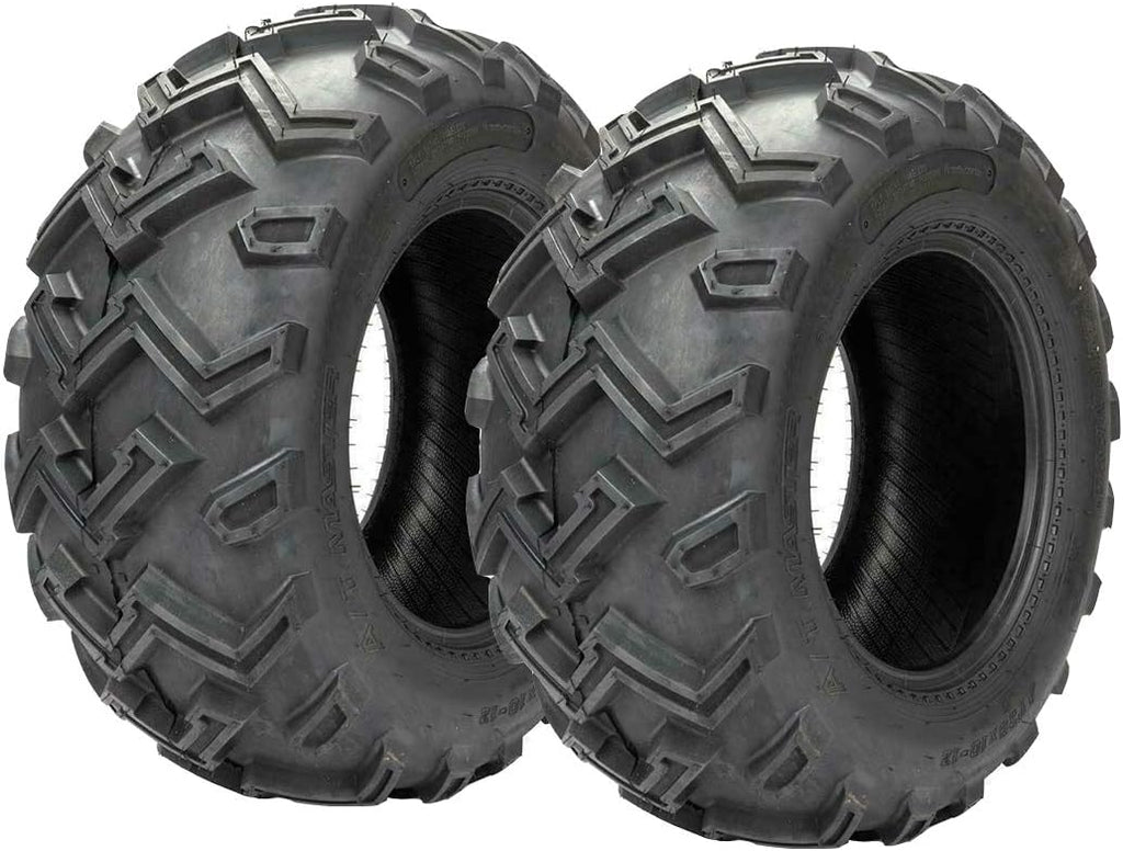 Set of 2 25x10-12 Rear ATV UTV Tires 6 Ply Rating M288