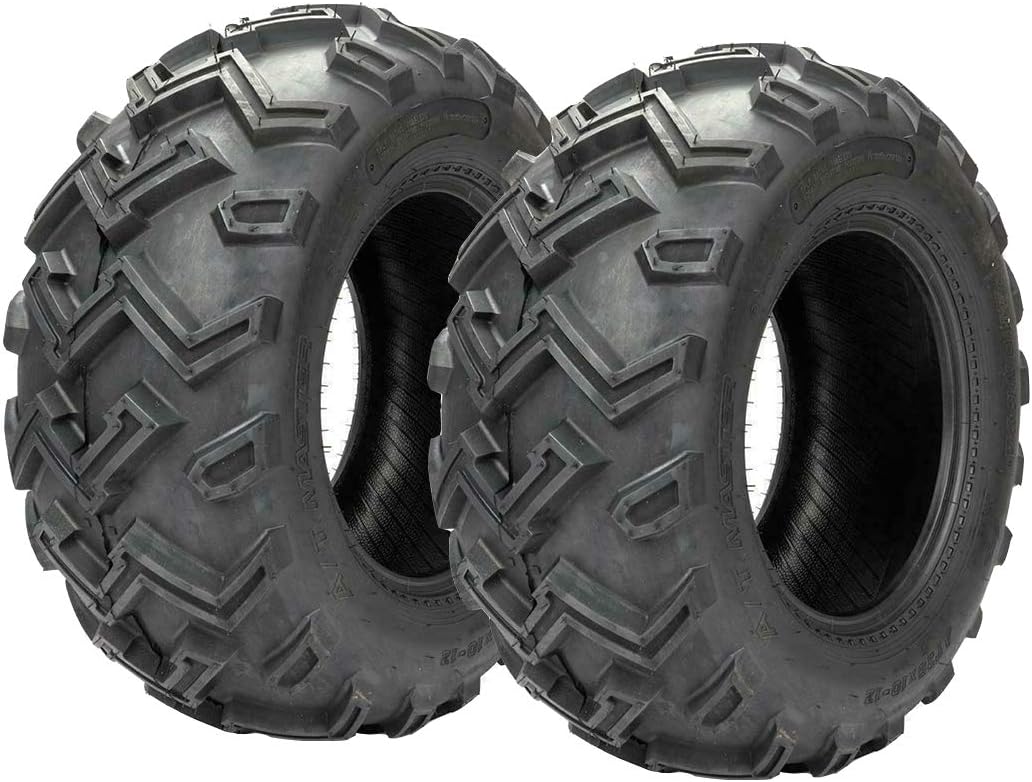 Set of 2 25x10-12 Rear ATV UTV Tires 6 Ply Rating M288