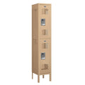 12x22 Wide Double Tier Vented Metal Locker I29394