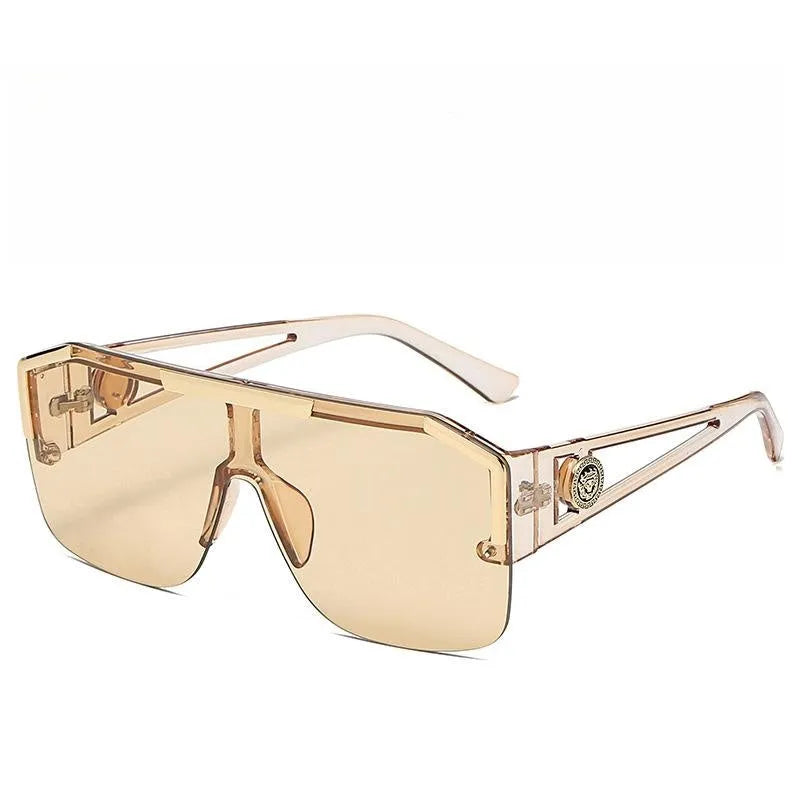 Hollowed-out One-piece Lens Sunglasses B5953