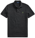 Men's Custom Slim Fit Polo Shirt Black Heather A857