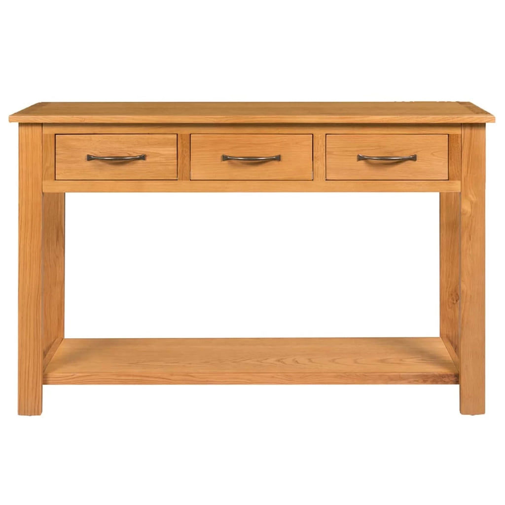 Solid Oak Wood Console Table B319