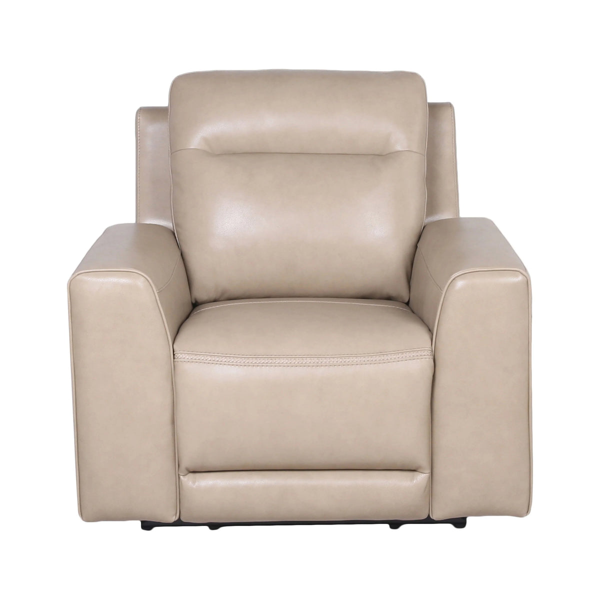 Tan Leather Power Reclining D57480