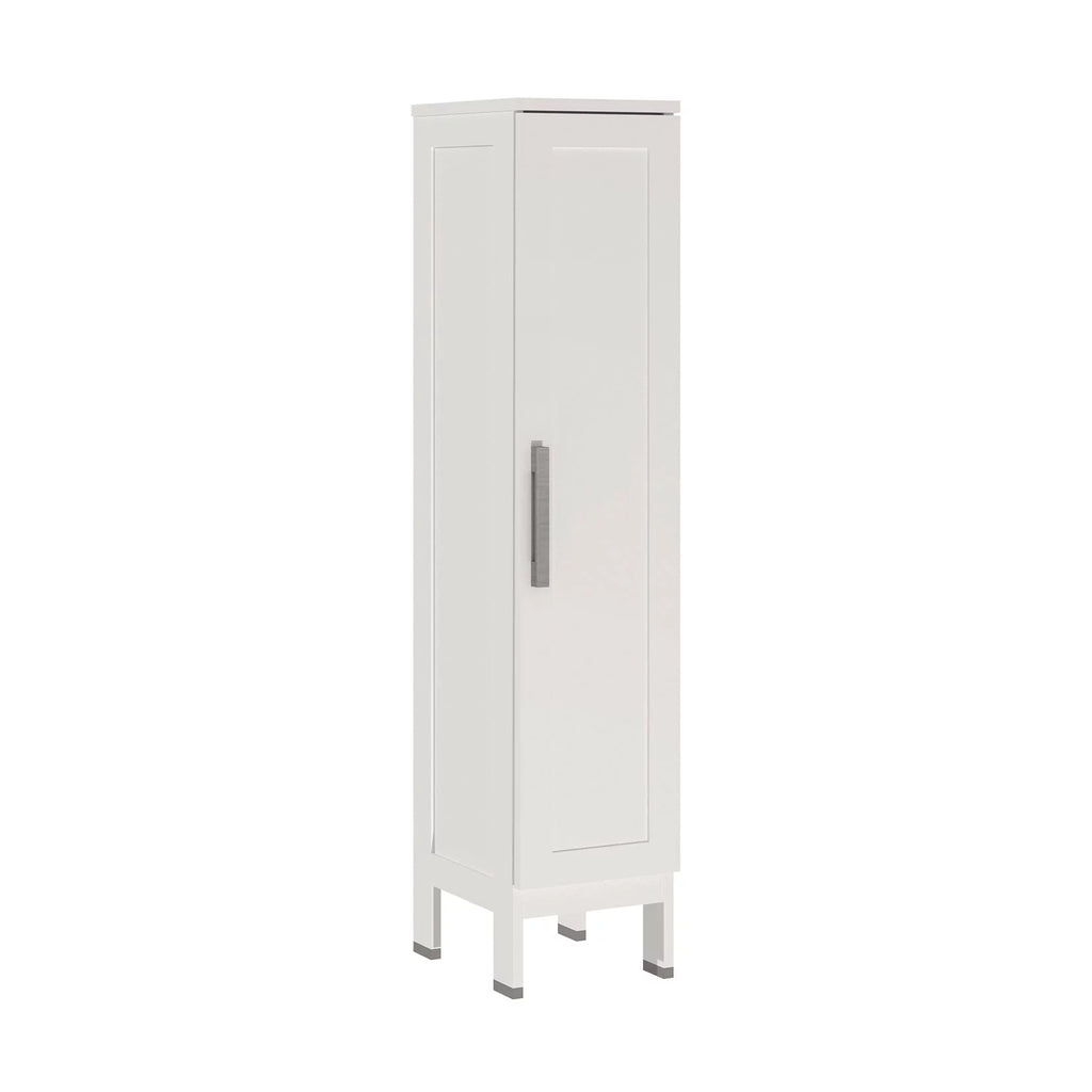 White Engineered Wood Side Cabinet U431938