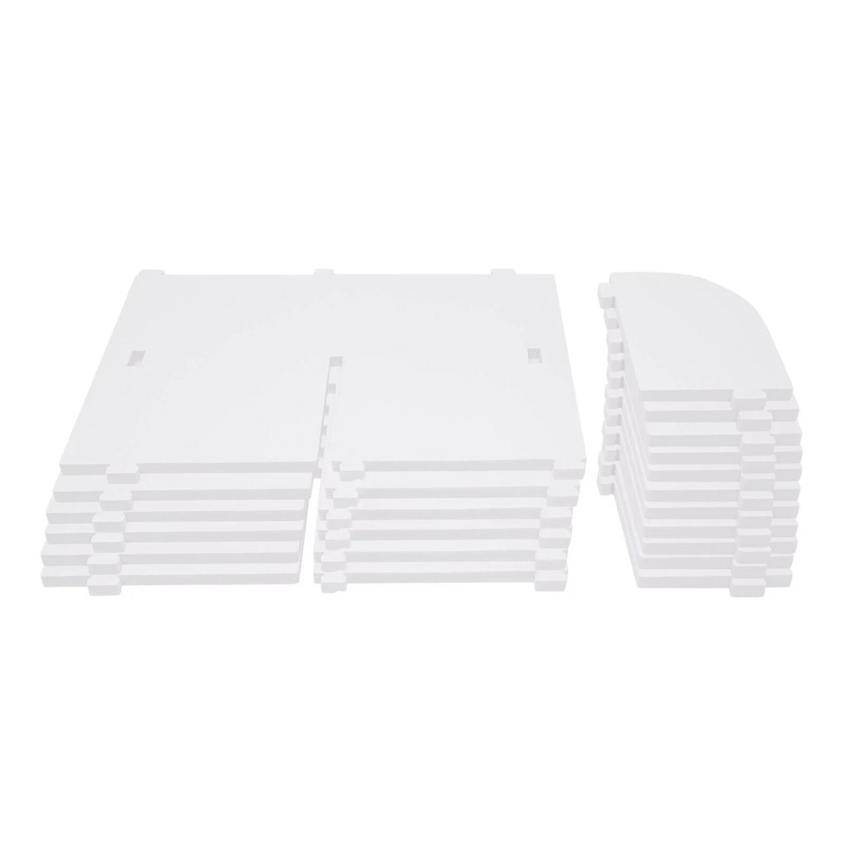 3-Tier 360° Rotating White Bookshelf S3905