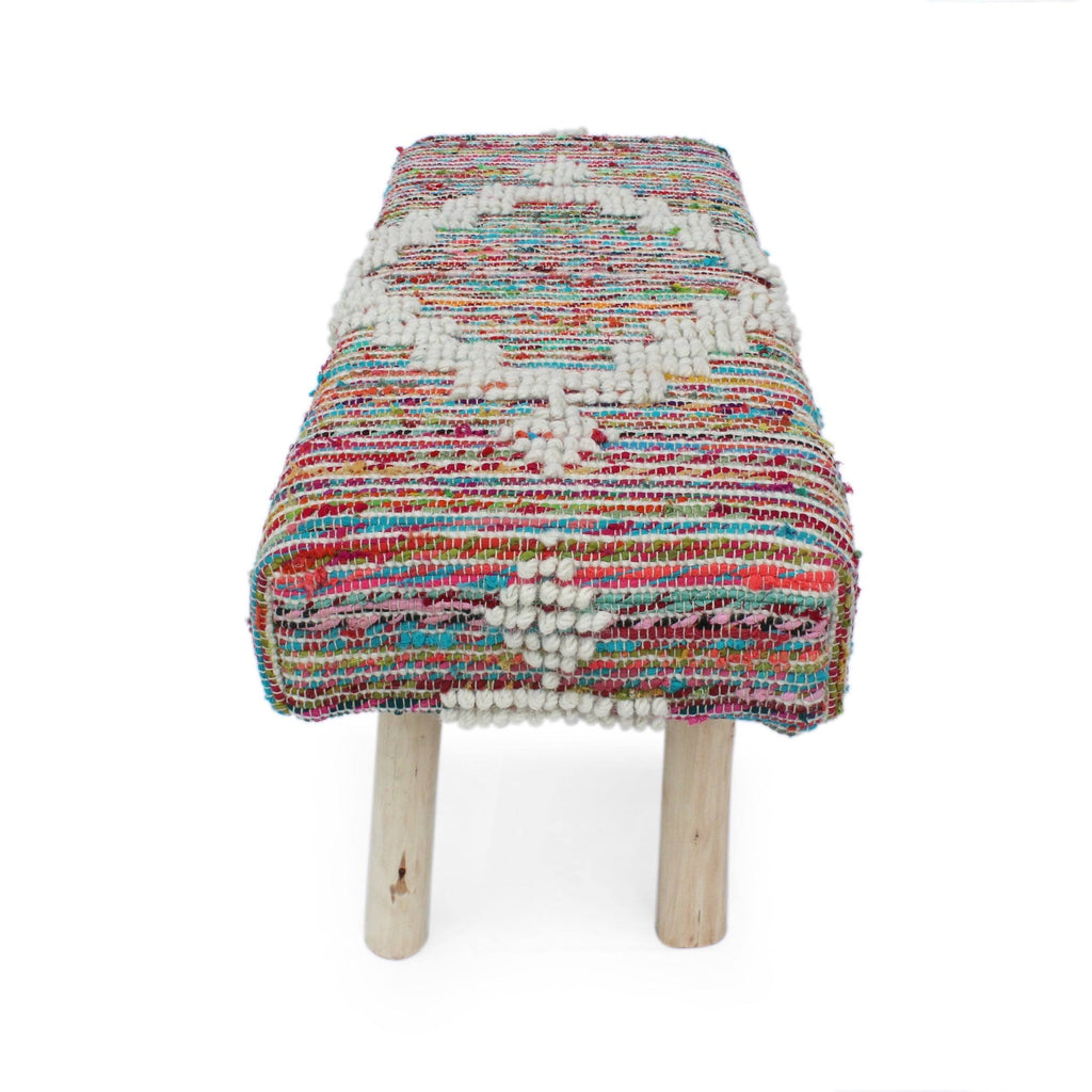 Rectangular Bench Dark Beige V845