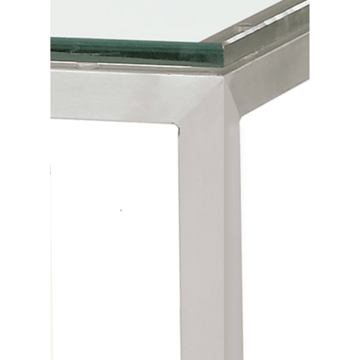 White Parsons Counter Table with White Quartz Top L737