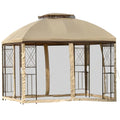 Replacement Canopy Top Cover for Double Scroll Gazebo V150459