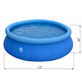 12 Ft x 30 Inflatable Swimming Pool G72992