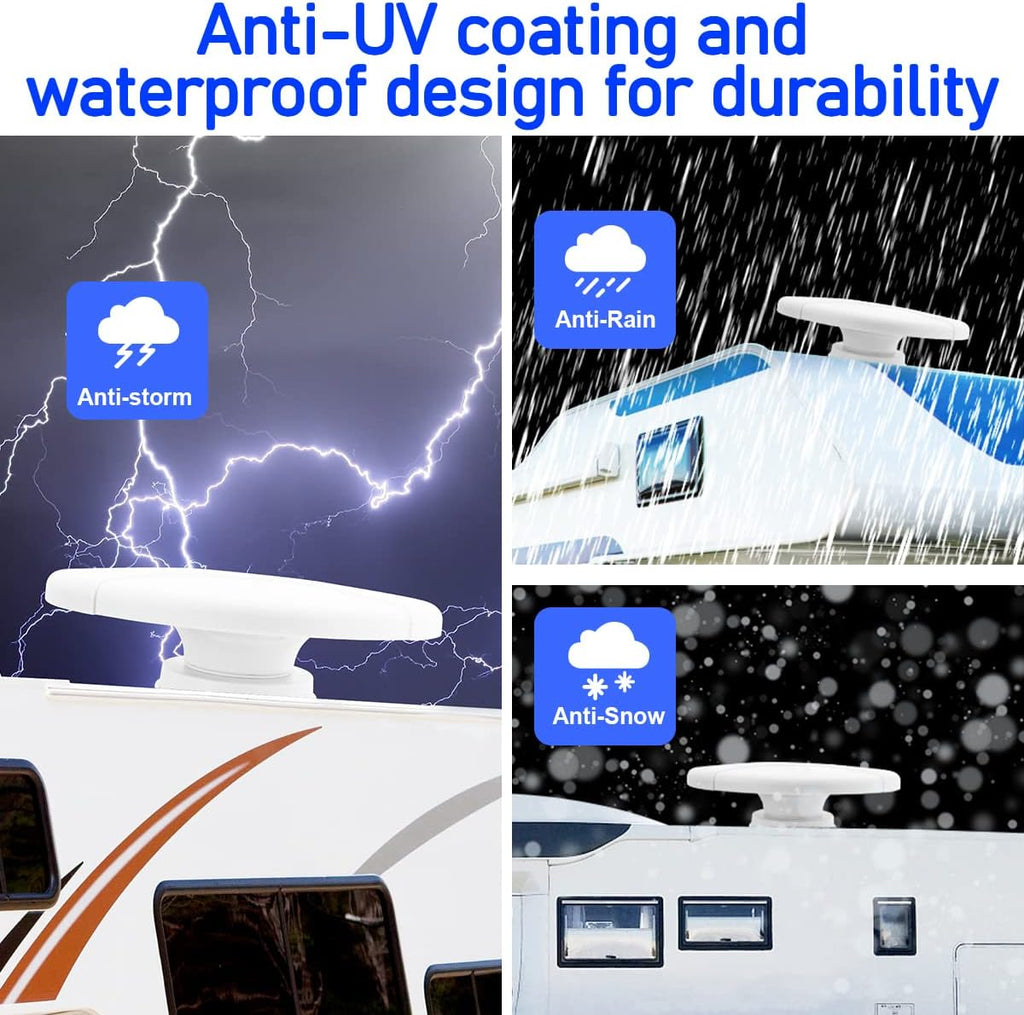 Amplified Digital HD TV Antenna with Magnetic Base, Pack of 2 Z6067