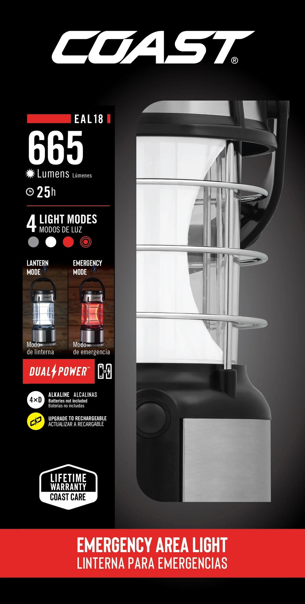 460 Lumen Dual Power LED Lantern N868907