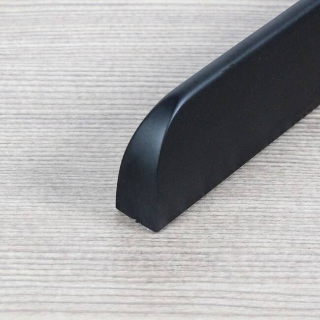 8-Inch Solid Matte Black Cabinet Bar Pull Handle (Case of 10) V325