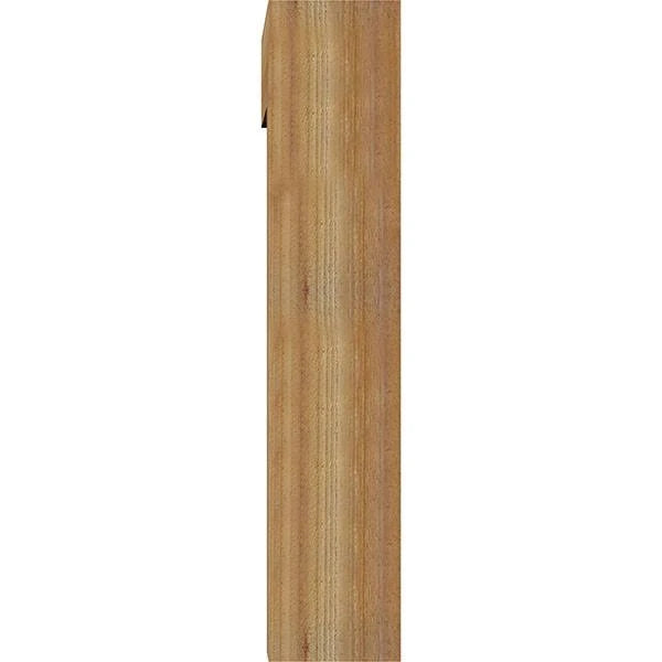 Rough Sawn Bracket with Offset Brace, Western Red Cedar P4312