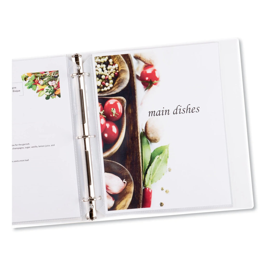 Letter Nonglare Poly Sheet Protectors, 200/Box D66057