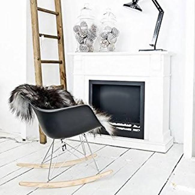 Light Gray Rocking Chair J50216