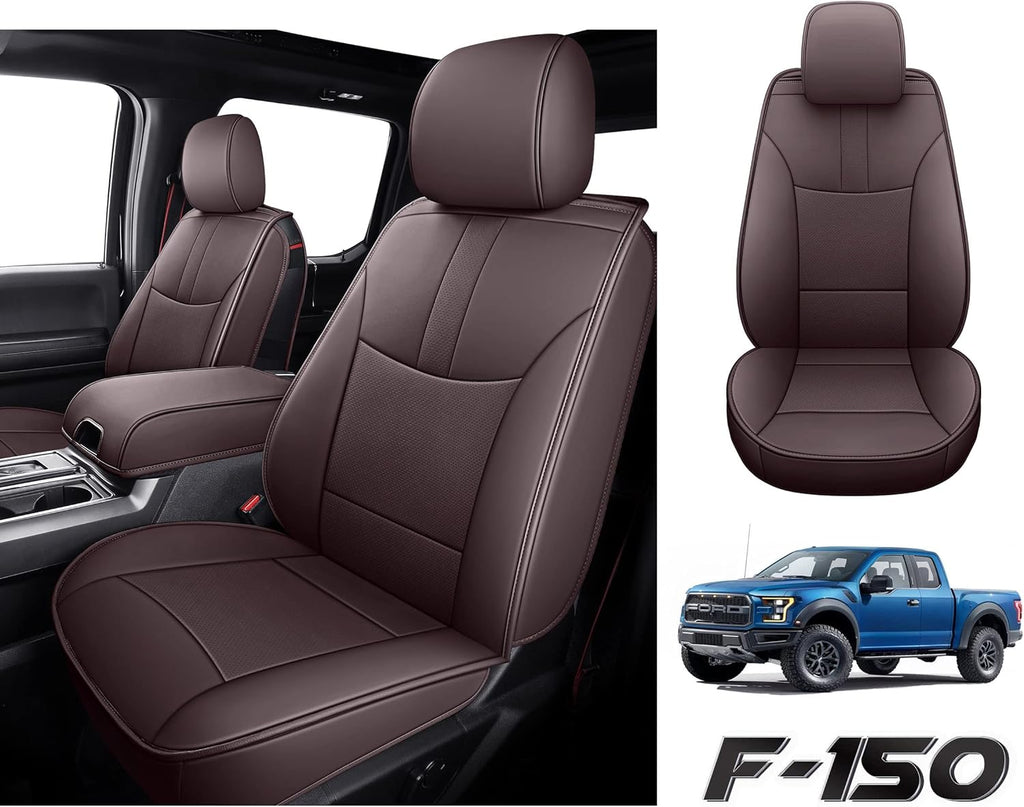 Leather Car Seat Cover for Ford F150 2009-2022 T824267