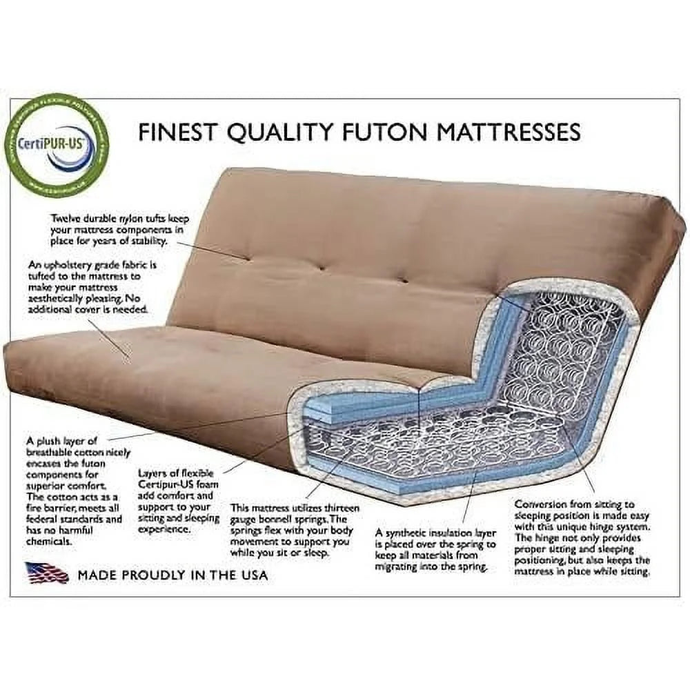 Full Size Linen Futon Mattress A729505