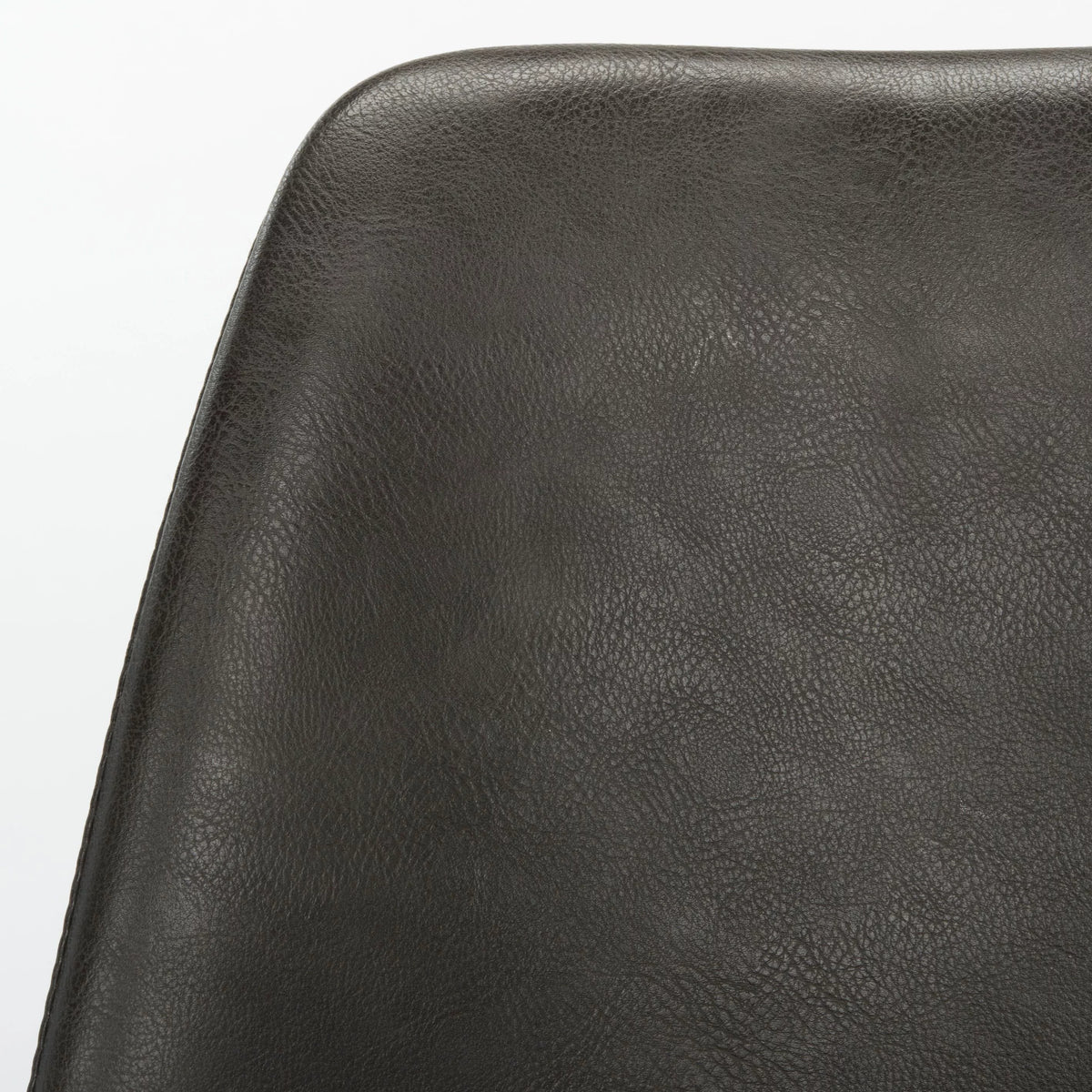 Grey Leather Dining Chair Set of 2 R6558