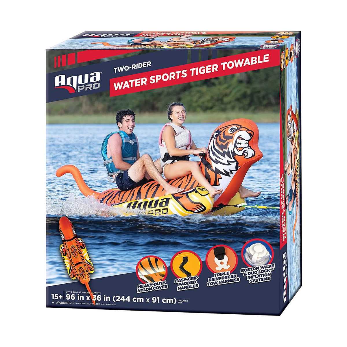96 Inch Heavy Duty Nylon 2 Person Water Towable U3811
