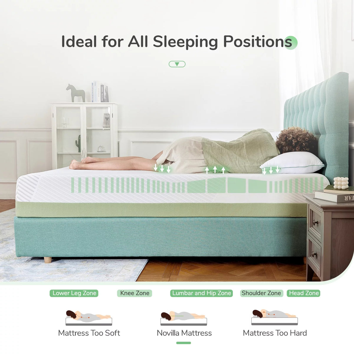 6 inch Gel Memory Foam Full Size Mattress P46052