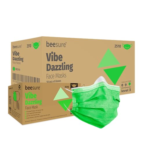 White Face Mask Case of 400 T5677