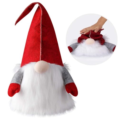 25 Inch Plush Gnome Christmas Tree Topper D714