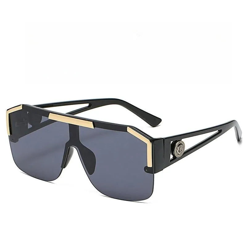Hollowed-out One-piece Lens Sunglasses B5953