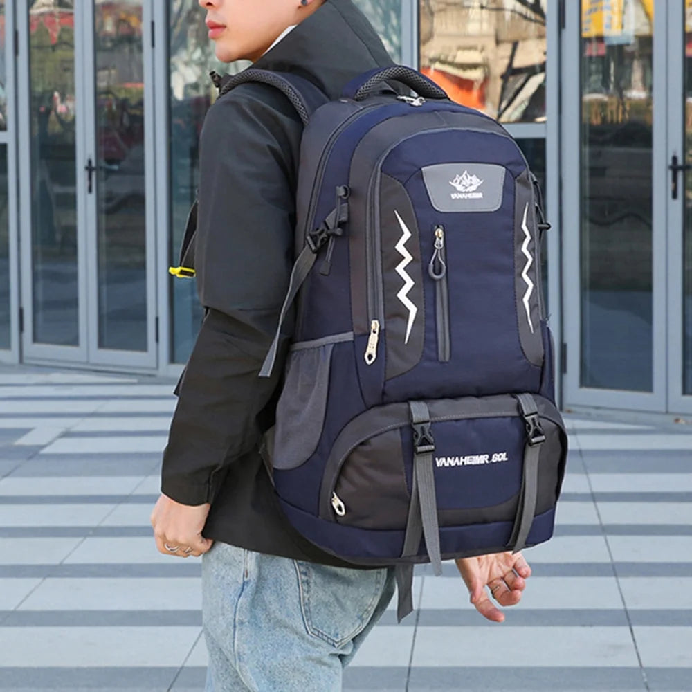 Hiking Backpack 60L Water-resistant Camping Backpack O53768