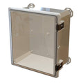 Clear/Gray Polycarbonate Hinged Latch Top Electronic Cabinet Enclosure A198