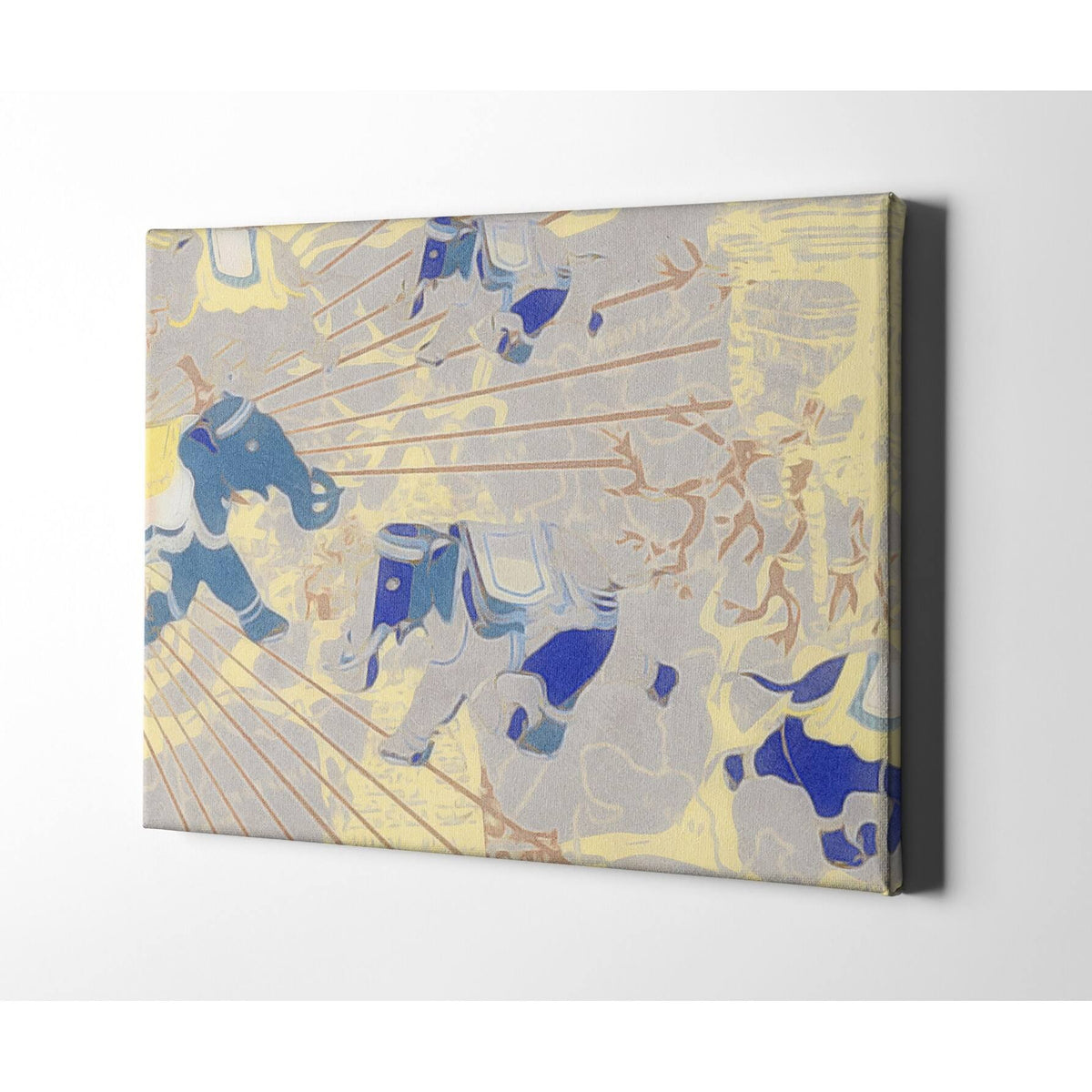 Multi-Color Matte Canvas D877