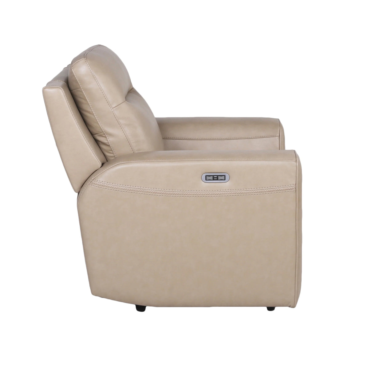 Tan Leather Power Reclining D57480