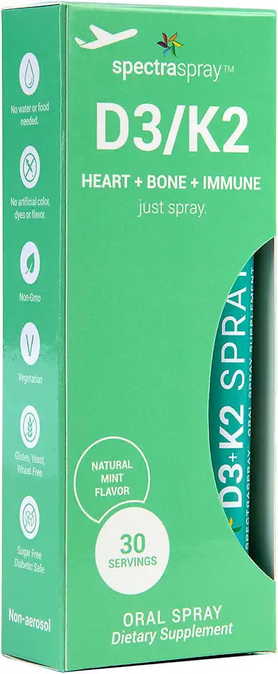 Vitamin D3 + K2 Spray 2 Pack A6685